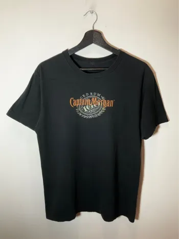 T-shirt noir pour homme Captain Morgan taille L 463