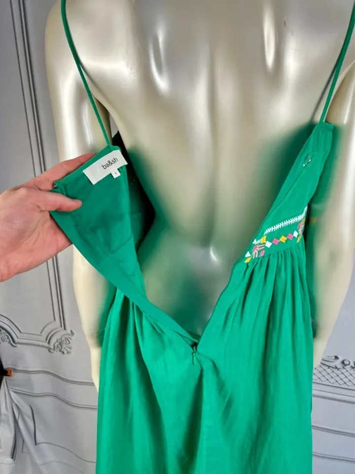 Robe courte Verte Ba&sh T.1 / S neuve - photo numéro 8
