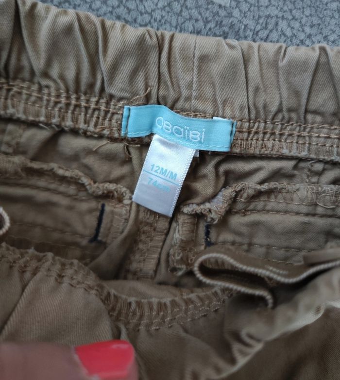 Pantalon beige 12 mois - photo numéro 3