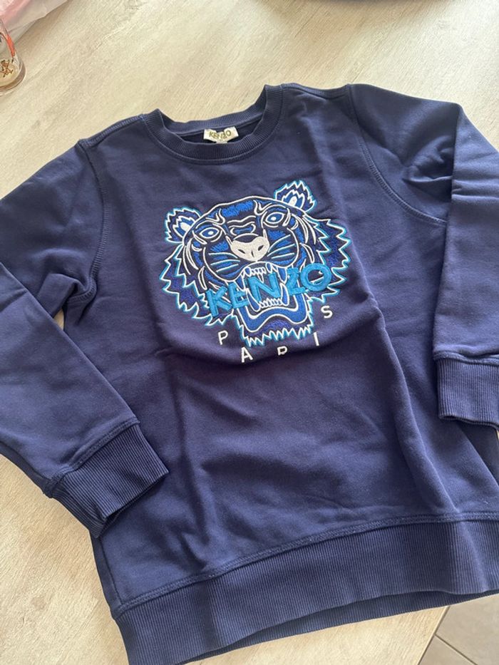 Sweat Kenzo bleu marine 8ans authentique