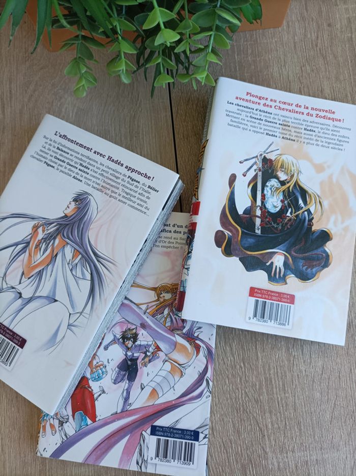 Lot 3 Mangas Saint Seiya The Lost Canvas Hadès n° 1 / 2 / 3 Kurosawa - photo numéro 7