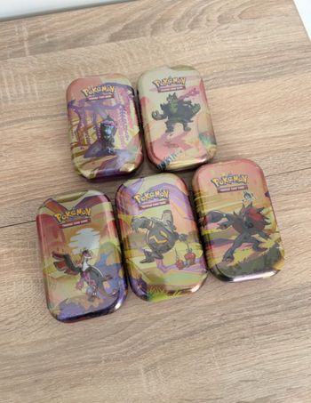 Mini tins Pokemon Fable Nebuleuse EV6.5 Lot de 5 box