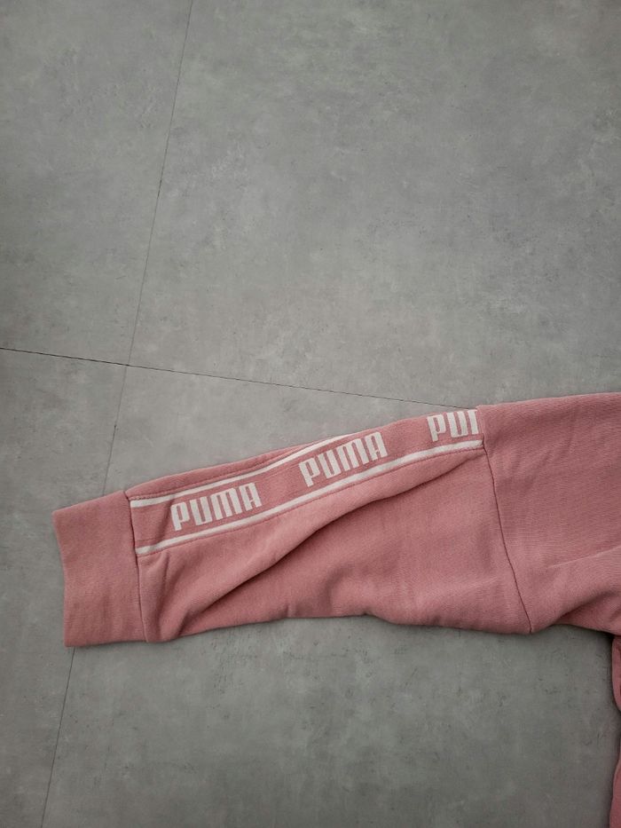 Sweat à capuche PUMA rose - photo numéro 3