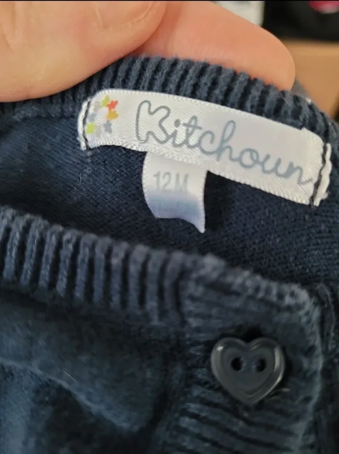 Gilet fille Kitchoun 12 mois - photo numéro 2