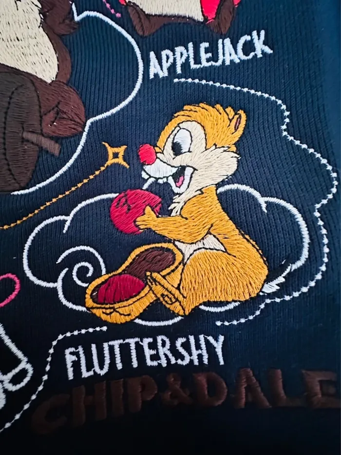 Pull sweatshirt coton 100% Disney Chip & Dale - Édition spéciale coréenne - photo numéro 5
