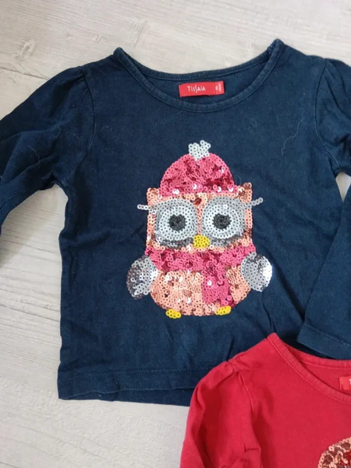 Lot 2 Tshirt noel 3 ans - photo numéro 3
