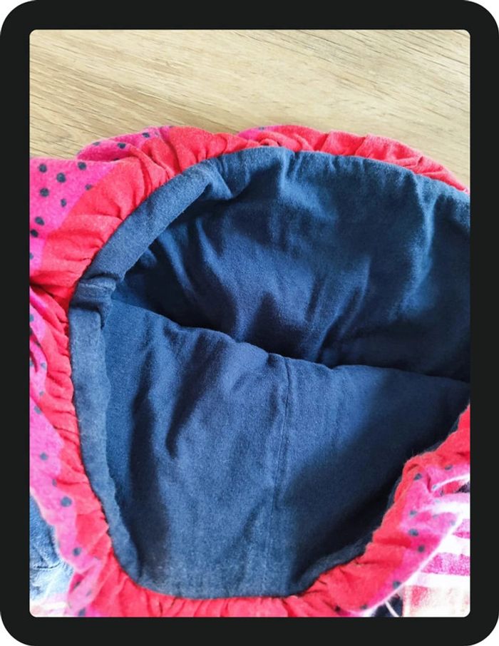 Robe bleu marine à fleurs Catimini 24 mois - photo numéro 4