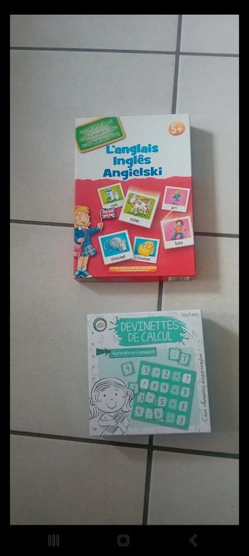 Lot de 2 jeux éducatifs
