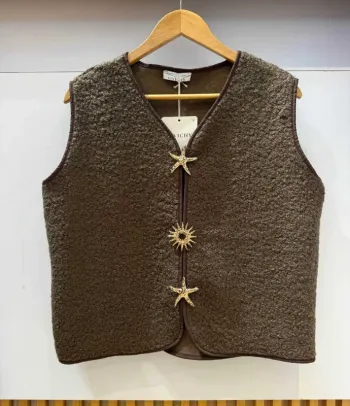 Gilet sans manches femme top femme taille 38 taille 40 taille 42 veste gilet pull top femme