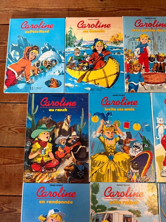 BE - Hachette Jeunesse Lot de 10 livres Caroline bd albums Pierre Probst - photo numéro 4