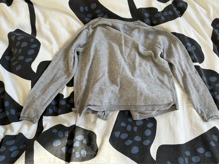Veste à boutons okaidi 5 ans gris - photo numéro 3