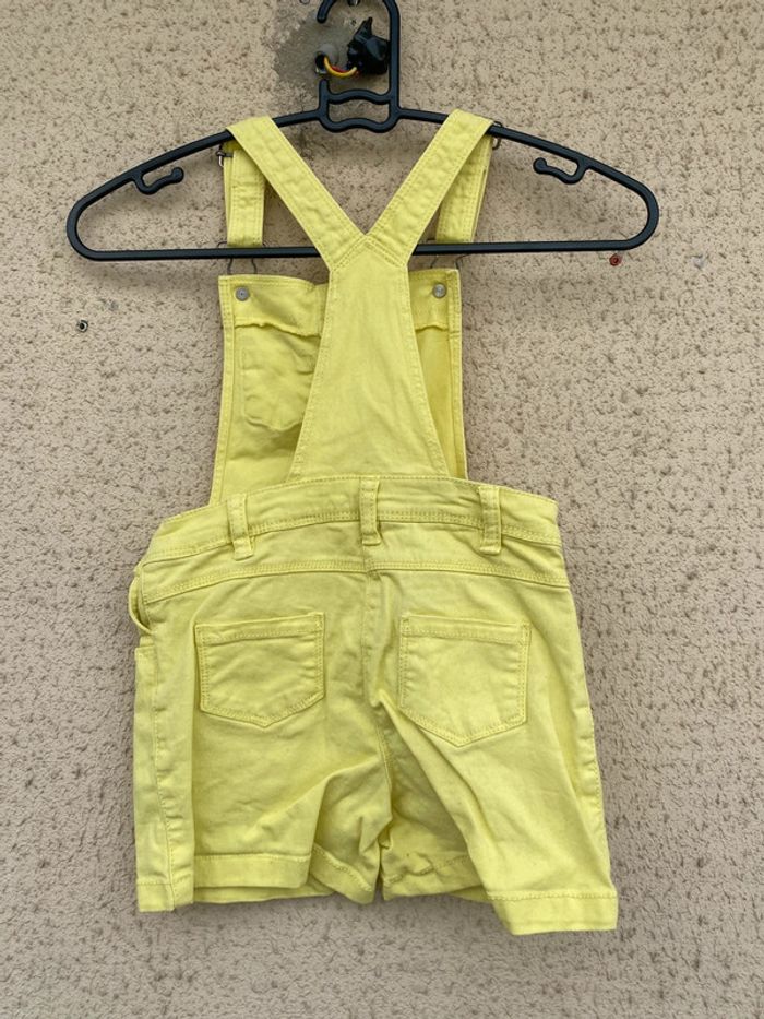 Salopette short 4 ans jeans - photo numéro 3