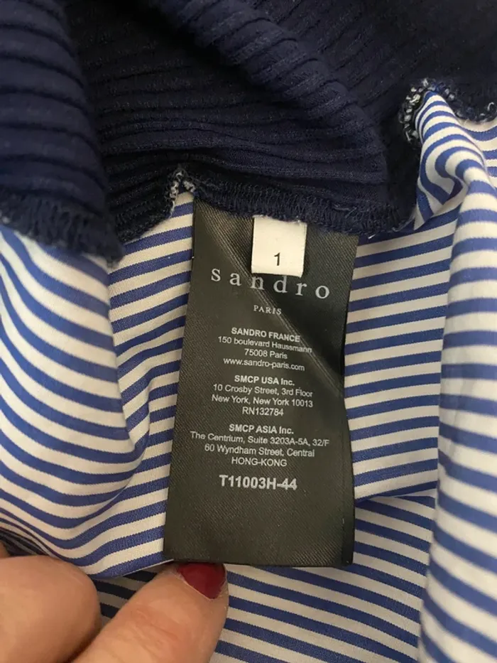 Pull chemise Sandro - photo numéro 7
