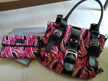 Sac à main et portefeuille