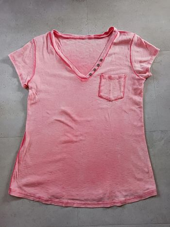 T shirt abricot taille unique