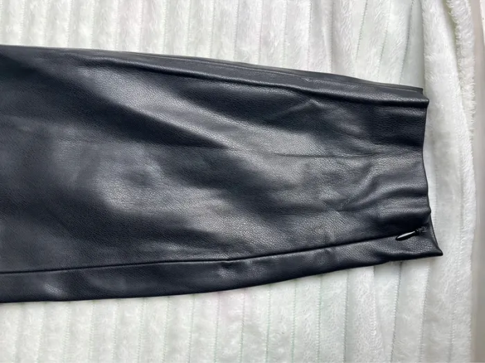 Pantalon droit similicuir mango - photo numéro 4
