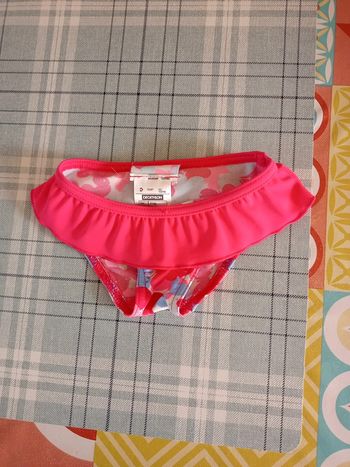 Culotte de maillot de bain fushia 18mois