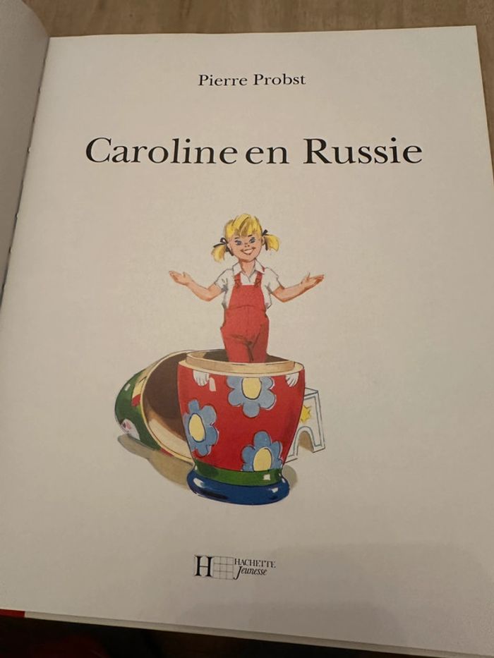 Pierre Probst édition limitée reliure relie rouge - livre Caroline en Russie album bd - photo numéro 5
