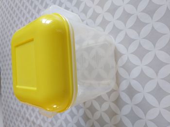 Pot à sirop Tupperware 110 ml jaune – Pichet doseur parfait état