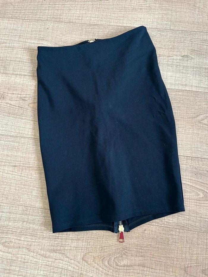 Jupe crayon noire avec fermeture dorée Morgan taille XS jamais portée - photo numéro 11