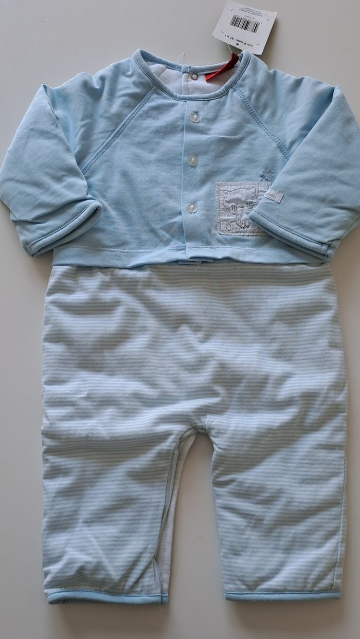 Tenue bébé bleu ciel - Neuf avec étiquette 6 mois - photo numéro 1