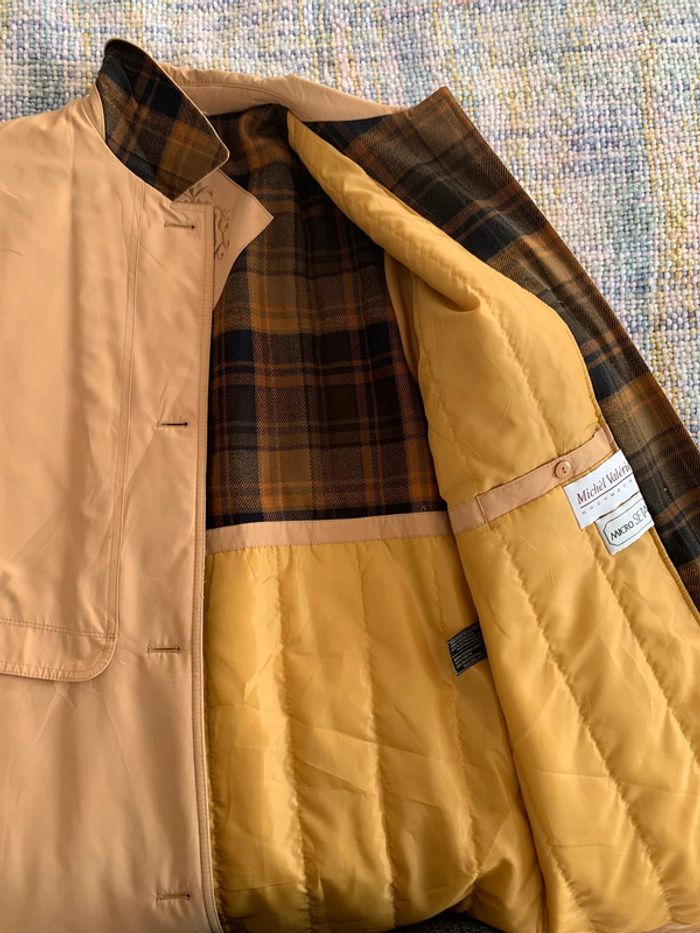 Manteau long avec motif TARTAN - photo numéro 5