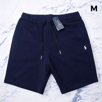 Short Ralph Lauren pour homme - Taille M - Couleur bleu marine logo blanc - Neuf