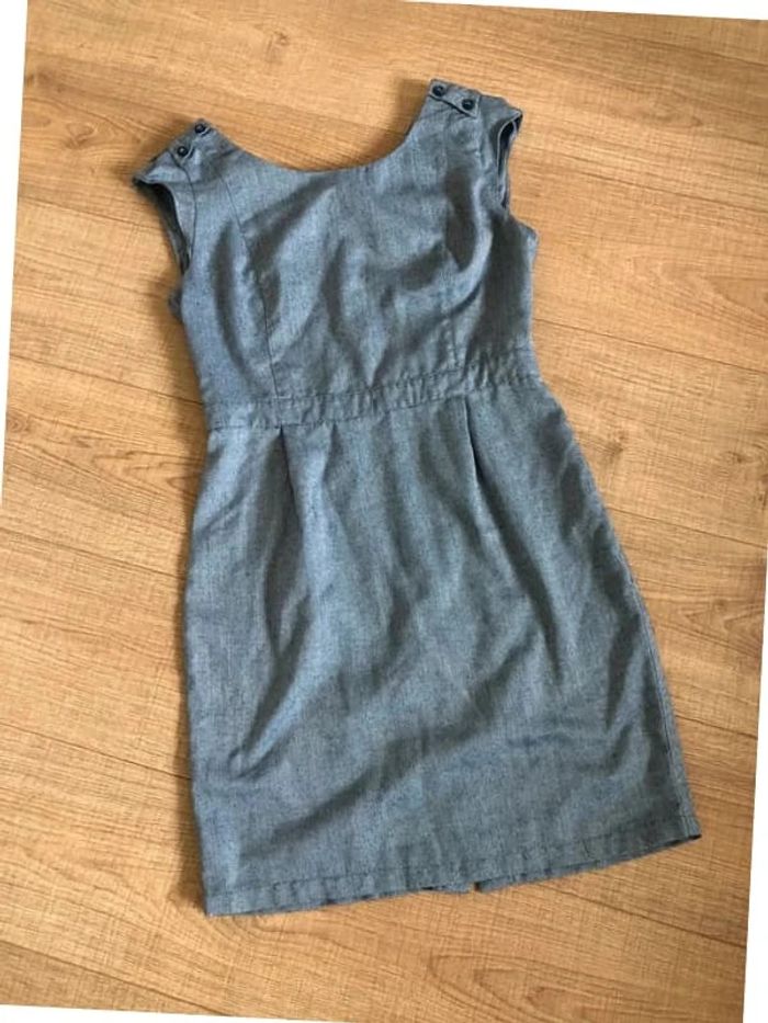Robe bleue à manches courtes Lola Espeleta taille M jamais portée - photo numéro 11