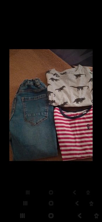 Lot 3 pieces okaidi,primark garçon 6/7ans
