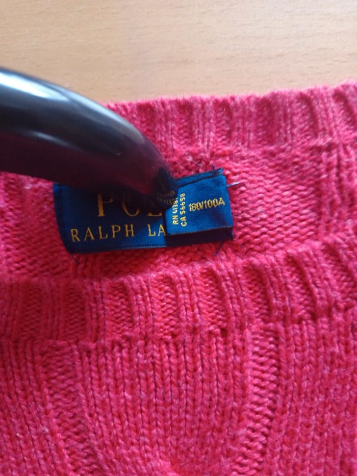 Pull Torsadé - Polo Ralph Lauren - Taille LG - photo numéro 6