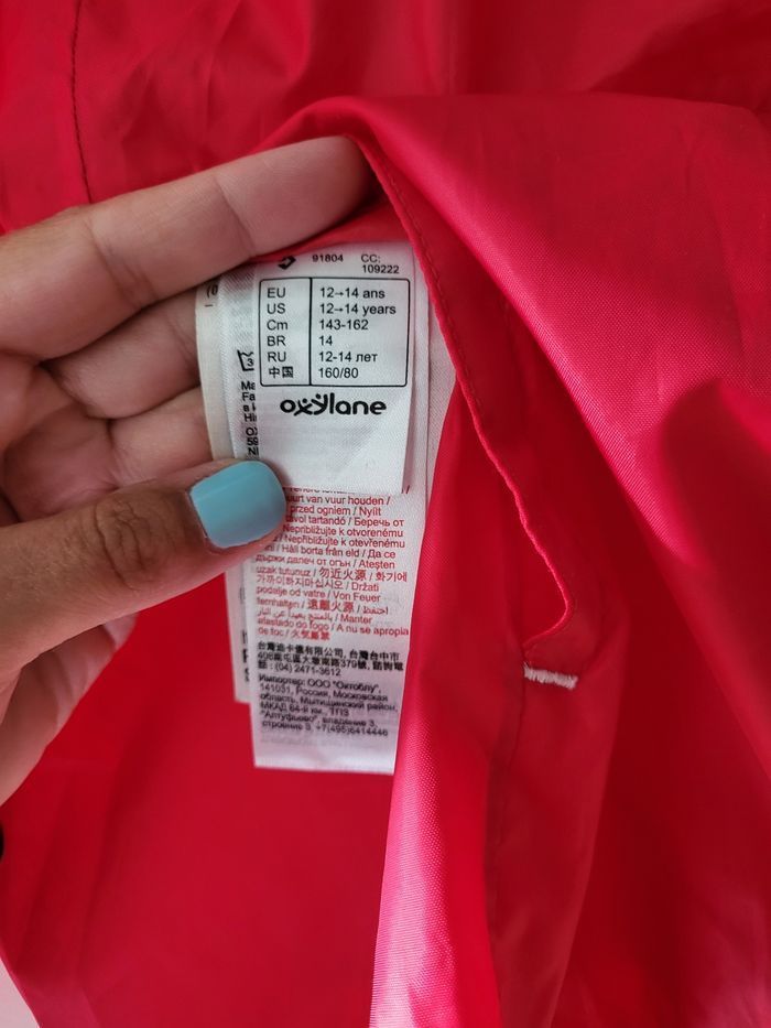 Kway fille 12 / 14 ans - photo numéro 2