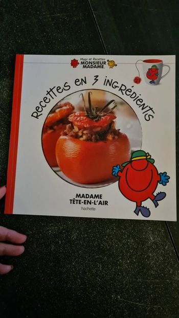 livre recette Mme Tête-en-l'Air