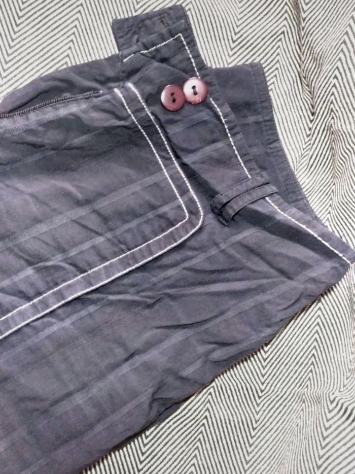 Pantalon Lauren Vidal femme  taille S gris - photo numéro 5