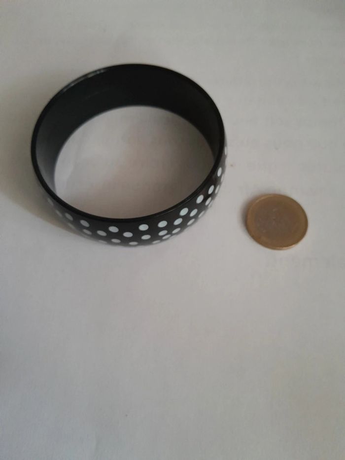 Sublime bracelet vintage chic à pois - photo numéro 2