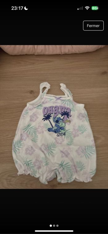 Barboteuse stitch