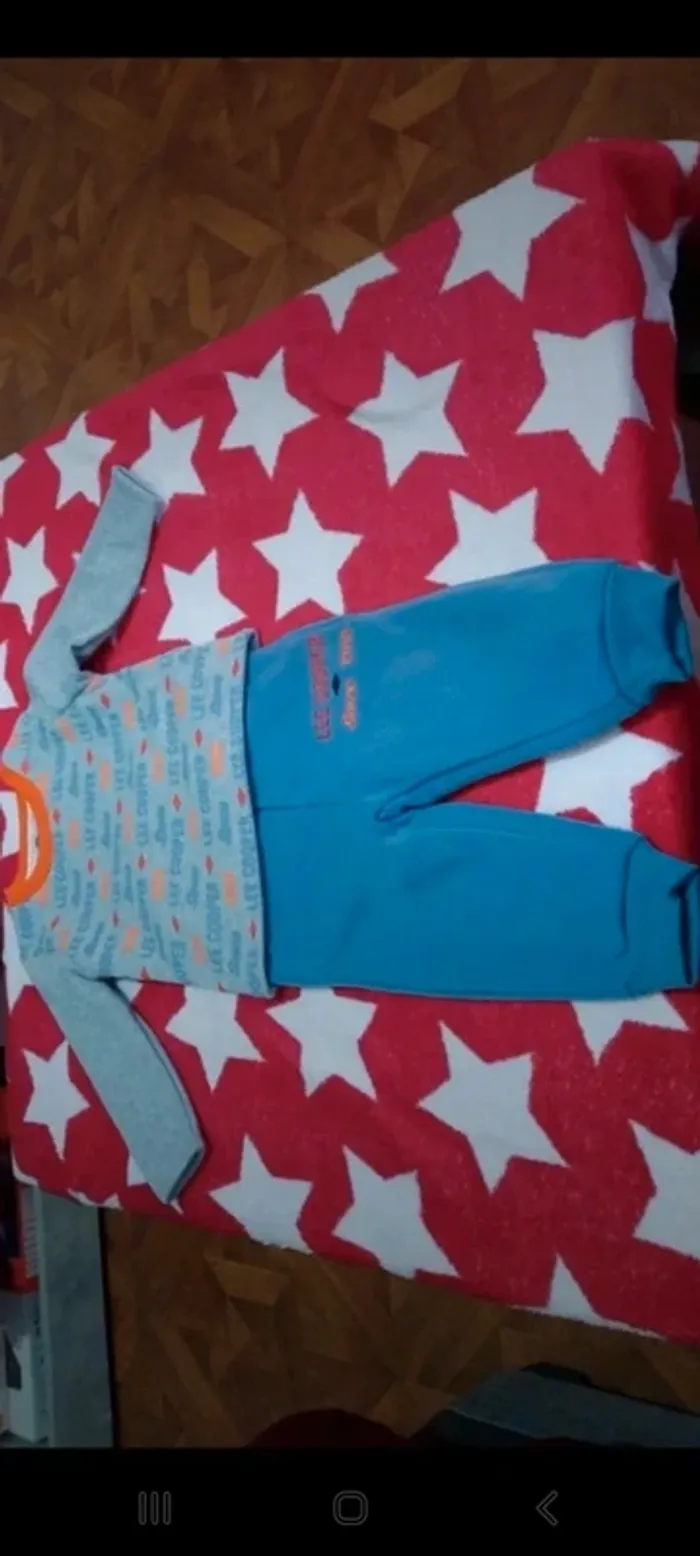 Ensemble jogging garçon lee cooper neuf - photo numéro 2