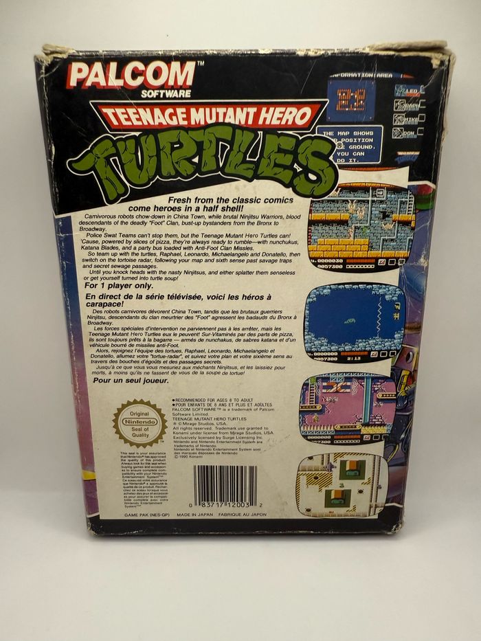 Teenage Mutant Hero Turtles Nintendo NES - PAL FRA TMNT - photo numéro 2