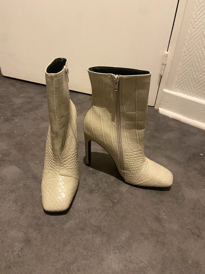 Bottines Justfab taille 8 talon 11cm - photo numéro 13