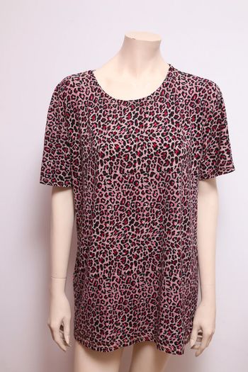 t-shirt motif léopard