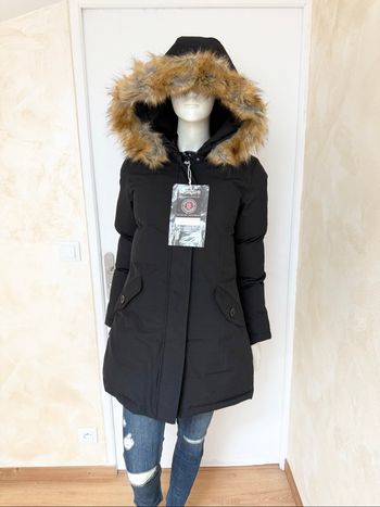 Parka Geographical Norway noire – Taille M/38 – Neuf avec étiquette
