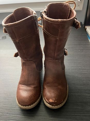 Bottes en cuir fille