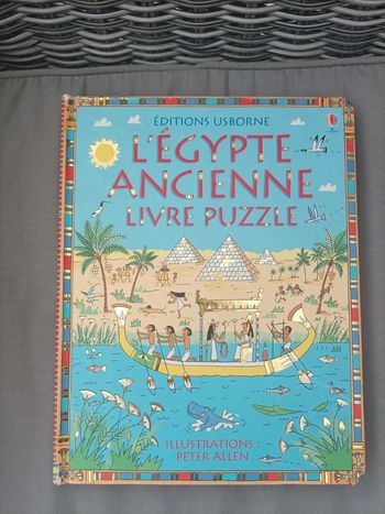 Magnifique livre puzzle Egypte Éditions Usborne