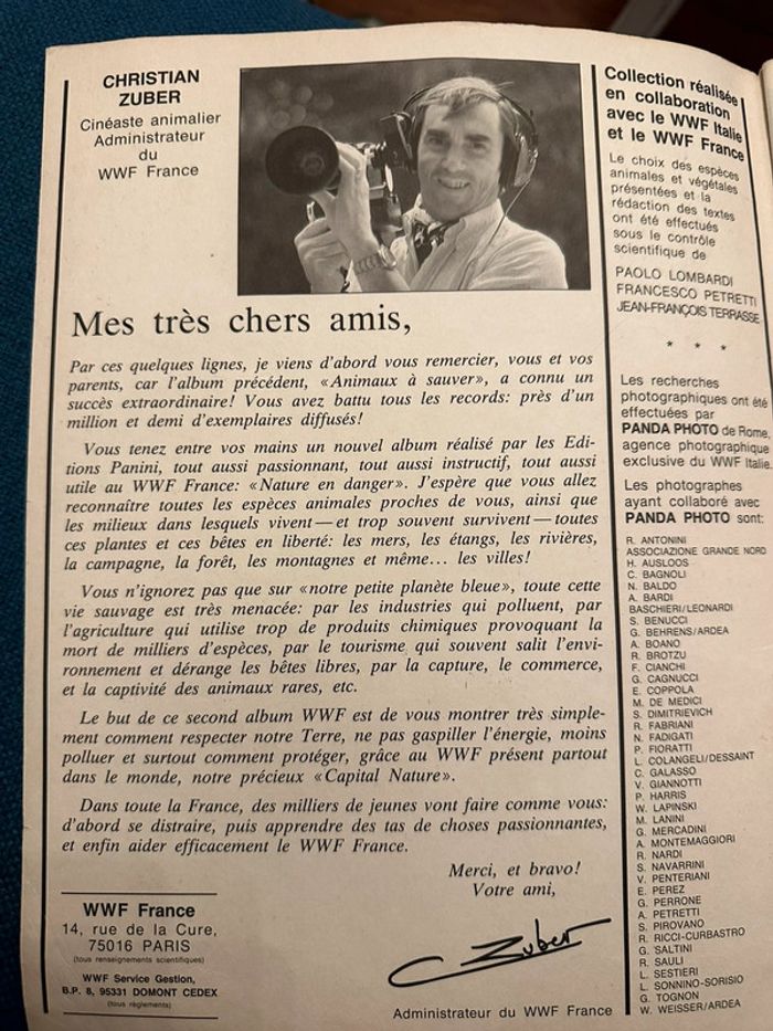 Album Panini complet WWF Nature en danger fonds mondial pour la nature stickers autocollants livre - photo numéro 4