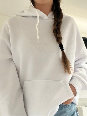 Pull blanc écriture dans le dos 💋