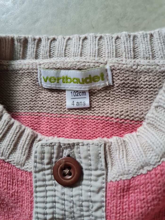 pull rayures Vertbaudet garçon 4 ans - photo numéro 5