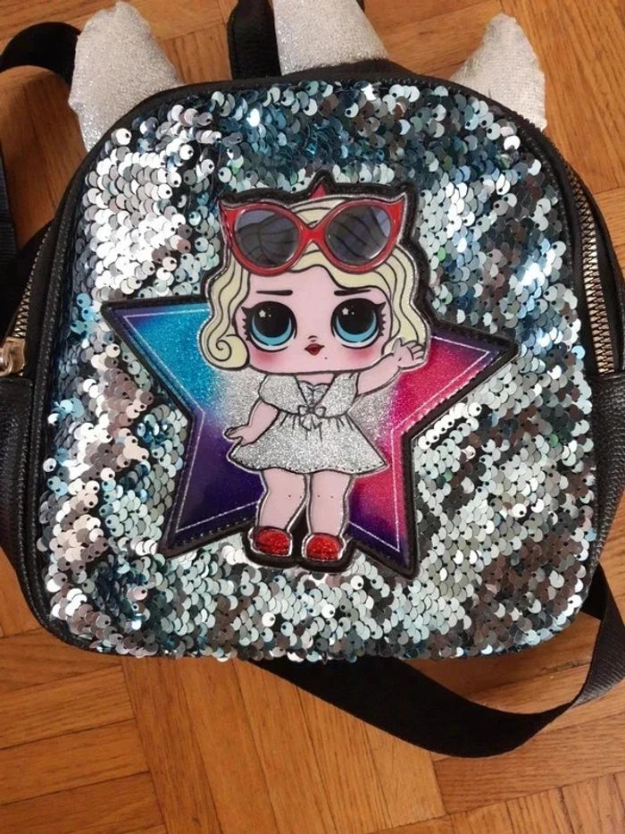 Sac à dos licorne poupée lol - photo numéro 2