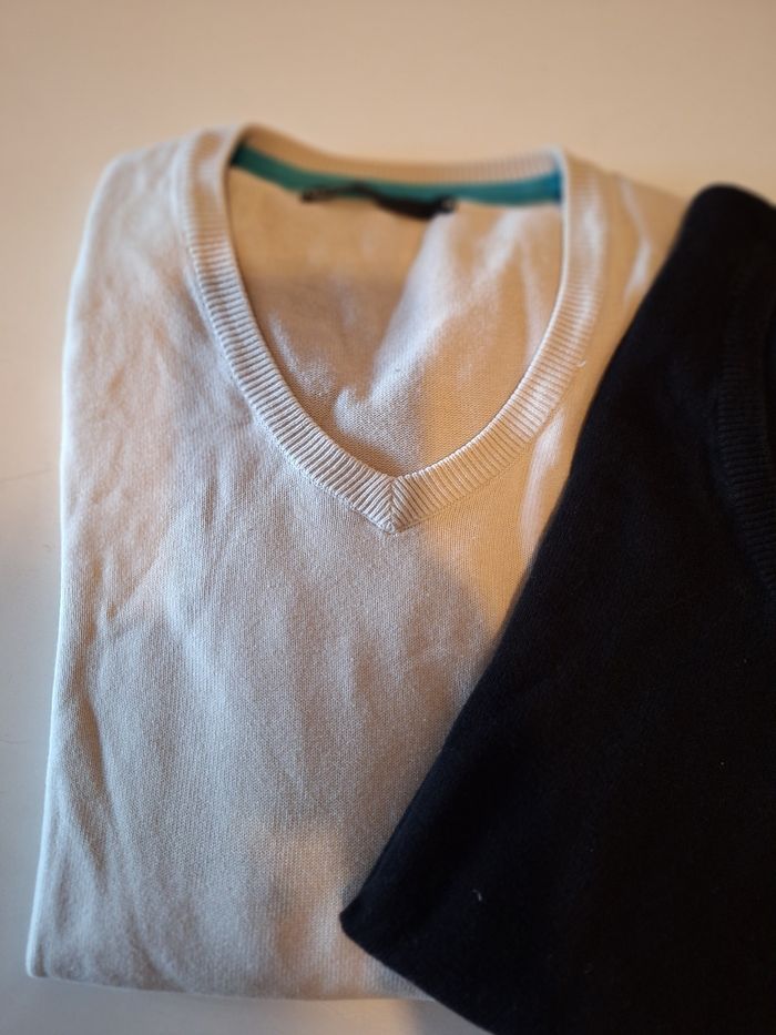 Lot de 2 Pull col V - photo numéro 3