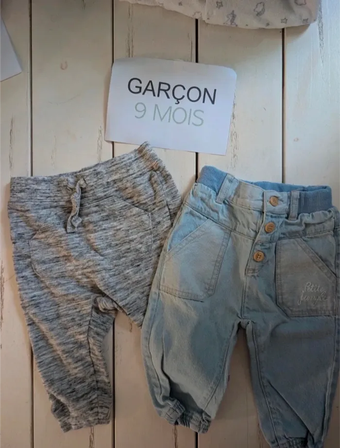 Sarouel bébé garçon 9 mois