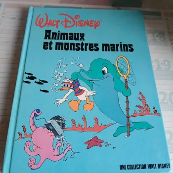 Livre  Walt Disney  Animaux et monstres marins