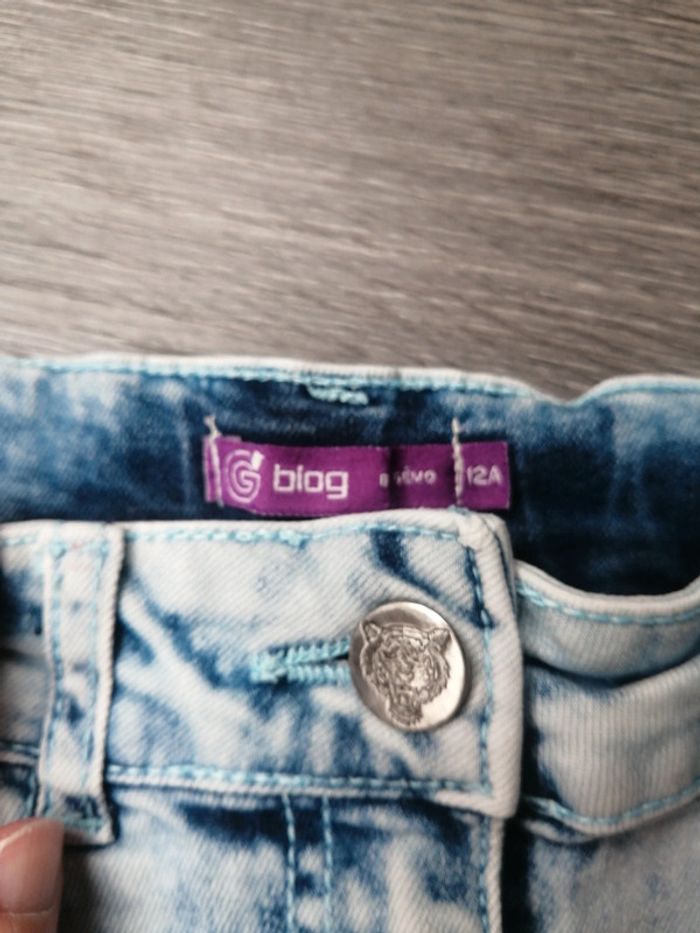 Short en jean effet usé 12A - photo numéro 6